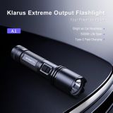 LED Baterka Klarus A1, 1100lm + 1x Li-ion aku. 2000mAh 3,7V, USB-C nabíjateľná