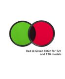 Acebeam FR20 filter z tvrdeného hliníka pre LED baterku T30/ T21 - Červený