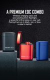 LED Baterka Oligh Baton 3 Čierna Premium Edition, 1200lm+špeciálny aku. IMR16340 550mAh, Nabíjacie púzdro