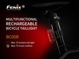 Nabíjateľné LED bicyklové svietidlo zadné Fenix BC05R Praktik Set