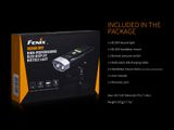 Nabíjateľné LED bicyklové svietidlo Fenix BC30R v2 1800lm Praktik Set