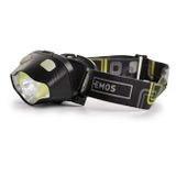 Čelovka EMOS COB LED + 1x LED, 220lm, 3× AAA