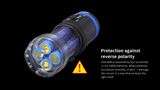 Potápačská LED baterka Xtar D30 4000lm+4x Li-ion 18650 3500mAh+Li-ion nabíjačka MC4S