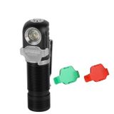 LED Čelovka Manker E03H II + červený, zelený filter a difúzor, Čierna
