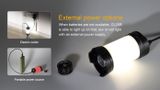 Kempingová LED lampa Fenix CL25R - Čierna