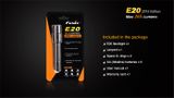 LED Baterka Fenix E20 XP-E2 (265 lm)