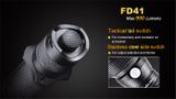 LED Baterka Fenix FD41 - ZOOM optika