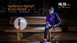 LED Čelovka Fenix HL10 2016 - Svetlo fialová