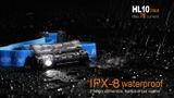 LED Čelovka Fenix HL10 2016 - Zlatá
