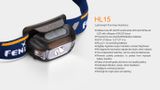 LED Čelovka Fenix HL15 - Modrá