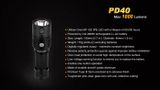 LED Baterka Fenix PD40