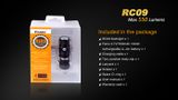 LED Baterka Fenix RC09 - Nabíjateľná