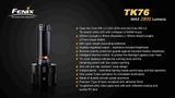 LED Baterka Fenix TK76 XM-L2