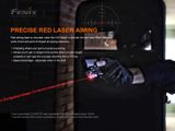 LED Baterka Fenix GL22 - Červený laser