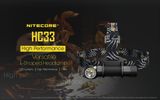 Čelovka Nitecore HC33 + akumulátor NITECORE 18650 3500mAh