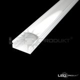 Hliníkový profil pre LED pásy SIMPLE, 17,1x8mm - Biela