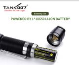 LED Baterka Tank007 KC15 - USB nabíjateľné, Praktik Set, CW-Studená biela