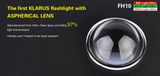 LED Baterka Klarus FH10 - 3 farby v 1 svietidle Full Set