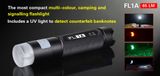 LED Baterka, kľúčenka, kempingové svetlo Klarus FL1A - Multifarebné+UV LED