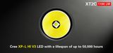 LED Baterka Klarus XT2C + Li-ion akumulátor Klarus 18650 2600mAh 3,7V