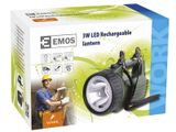 LED baterka EMOS nabíjateľná halogénová 3810 3W LED