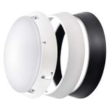 LED svietidlo okrúhle prisadené, čierny/ biely rémik, 14W 1000lm ,Teplá biela