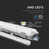 LED trubicové prachotesné svietidlo V-TAC 1x 22W, 2000lm, 150cm, IP65