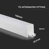 LED trubicové svietidlo V-TAC T5 16W 1440lm 120cm