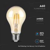 LED žiarovka E27 4W 350lm A60 Amber cover