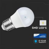 LED žiarovka E27 5,5W 470lm G45 SAMSUNG CHIP - 5 ROČNÁ ZÁRUKA!