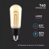 LED žiarovka E27 5W 250lm T60 Amber cover