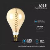 LED žiarovka E27 8W 500lm A165 Amber cover