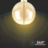LED žiarovka E27 8W 500lm G200 Amber cover