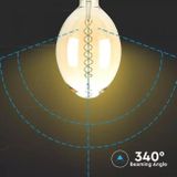 LED žiarovka E27 8W 500lm GF180 Amber cover