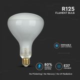 LED žiarovka E27, 8W, 600lm, Filament, R125