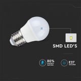 LED žiarovka V-TAC E27 3,5W, 320lm, G45, RGB + IR diaľkové ovládanie