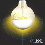 LED žiarovka V-TAC, E27, 5W, 70lm, G125