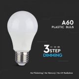 LED žiarovka V-TAC E27, 9W, 806lm, A60, 3 stupne stmievania
