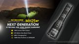 LED baterka Nitecore MH25 V2+1x Li-ion 21700 5000mAh, USB-C nabíjateľná