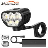 LED bicyklové svietidlo Magicshine Monteer 6500S V2.0, 6500lm diaľkovým ovládaním + externý USB nabíjací Li-ion batériový pack 10000mAh 7,2V
