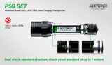 LED baterka Nextorch P5G - Biela + Zelená LED, Full Set
