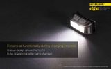 Nabíjateľná LED Čelovka Nitecore NU10, USB - čierna