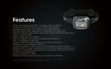 LED Čelovka Nitecore NU31, vstavaný Li-ion 1800mAh, USB-C nabíjateľná