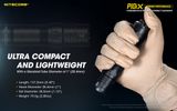 LED Baterka Nitecore P10ix + 1x Li-ion 21700 5000mAh, 4000lm, USB-C nabíjateľné