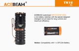 LED Baterka Acebeam TK16 AL + Li-ion IMR16340 550mAh - Čierna
