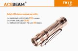 LED Baterka Acebeam TK18 Limited Edition - Copper (Meď)