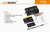 LED Baterka Acebeam TK18 Limited Edition - Copper (Meď)