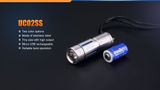 LED kľúčenka Fenix UC02SS - USB nabíjateľná (Modré prúžky)