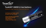LED Baterka Tank007 UC16 - USB nabíjateľné, Praktik Set