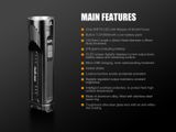 LED Baterka Fenix UC52 - Nabíjanie v tele